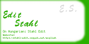 edit stahl business card